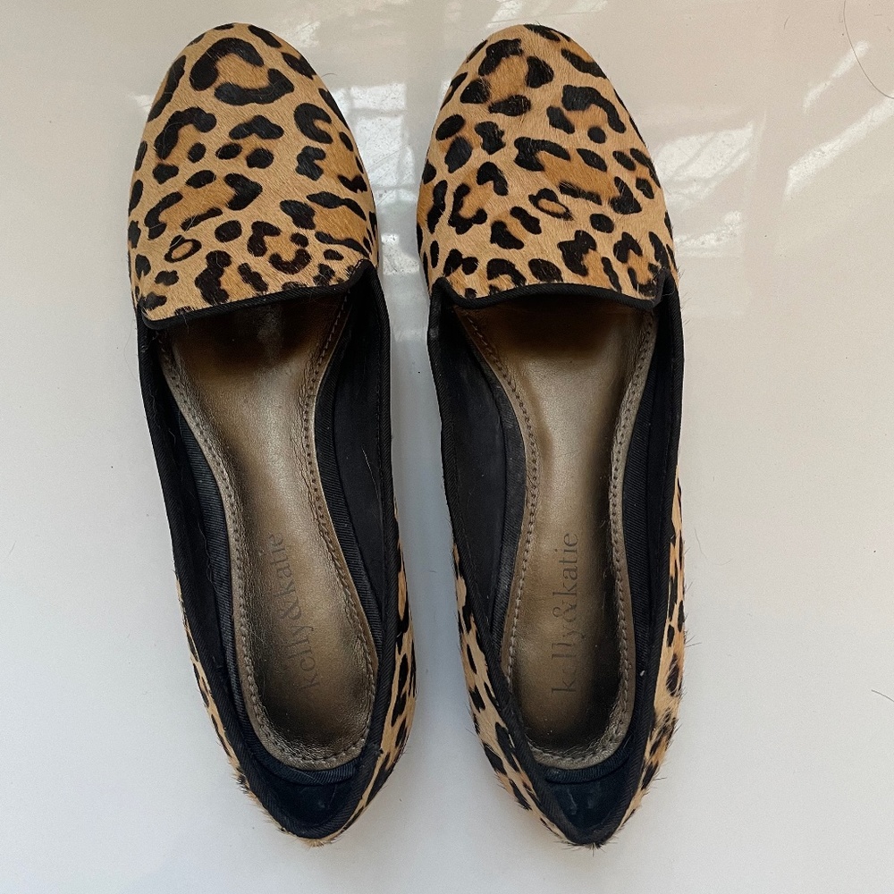 Kelly & Katie Cheetah print flats. New, no box. Size 8